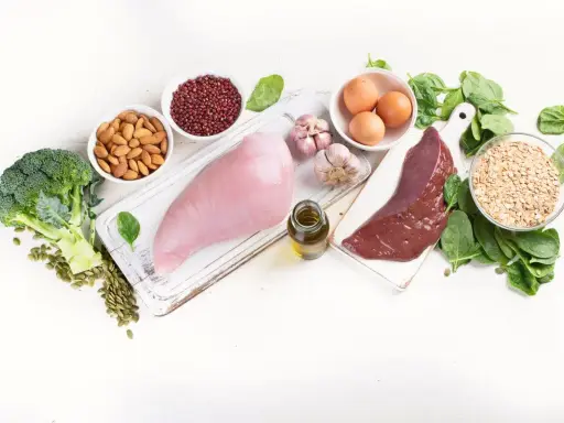 Brokuł, migdały, fasola, jajka, wątróbka, czosnek, płatki owsiane i szpinak to produkty, w których jest selen.